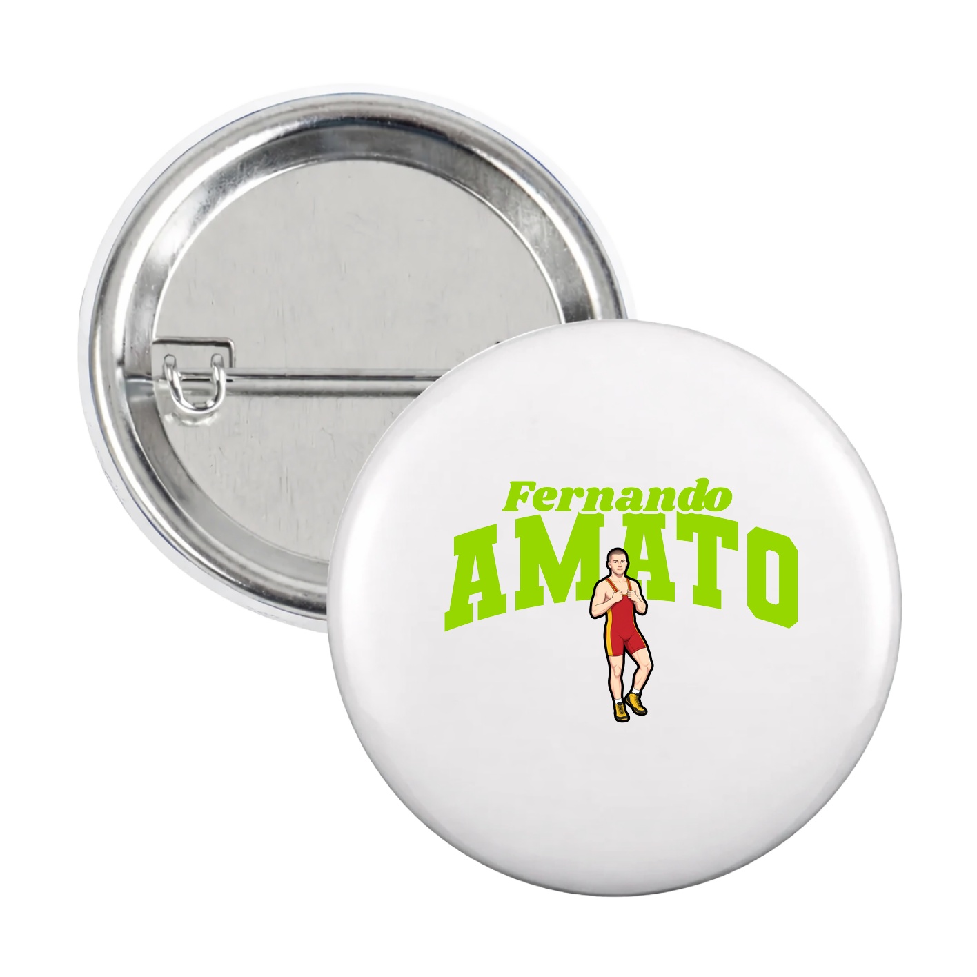 Game Day Button — Signature Arch in White