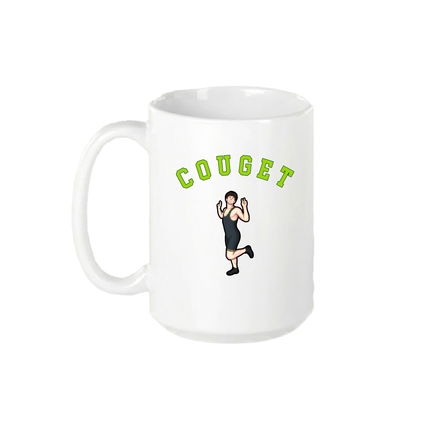15oz Coffee Mug — Shirsey Arch in White