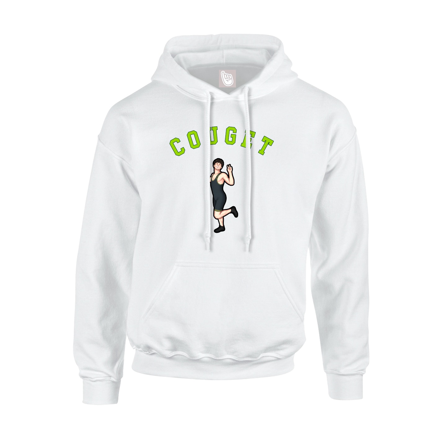 Youth Hoodie — Shirsey Arch in White
