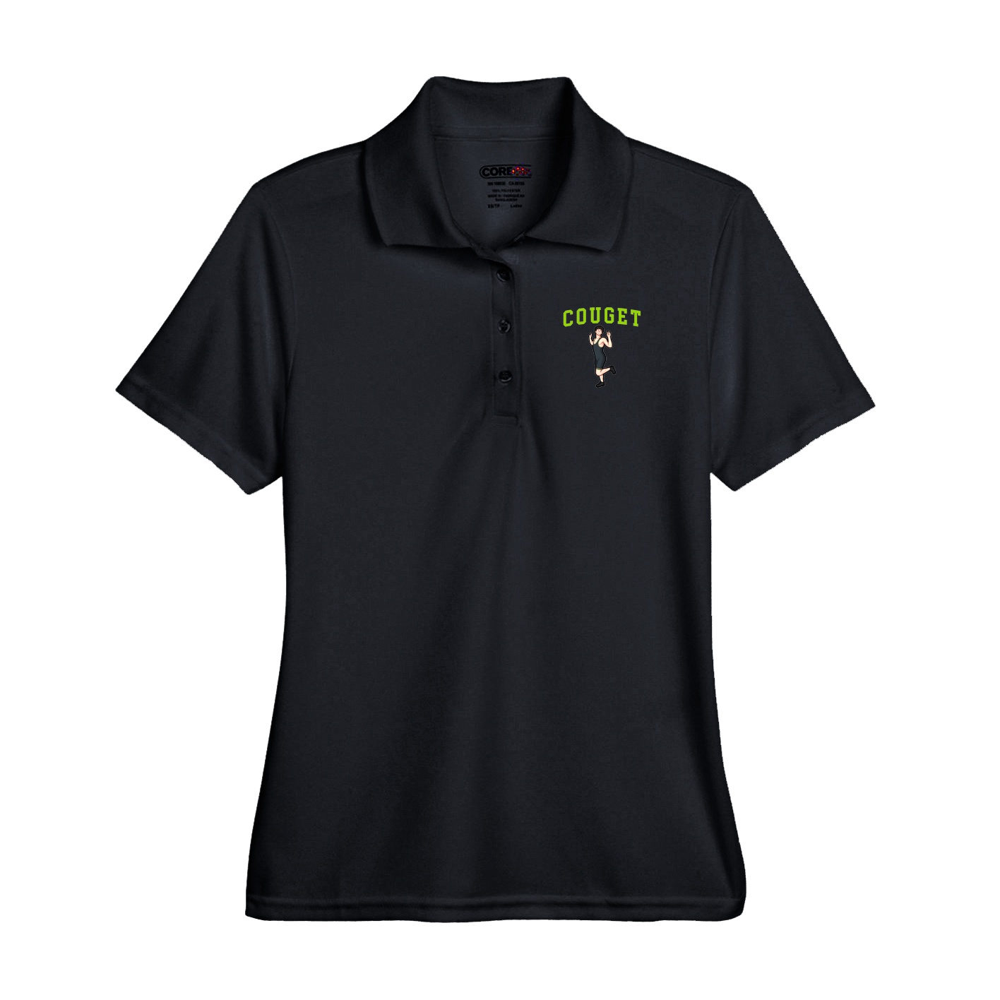 Performance Polo — Shirsey in Black