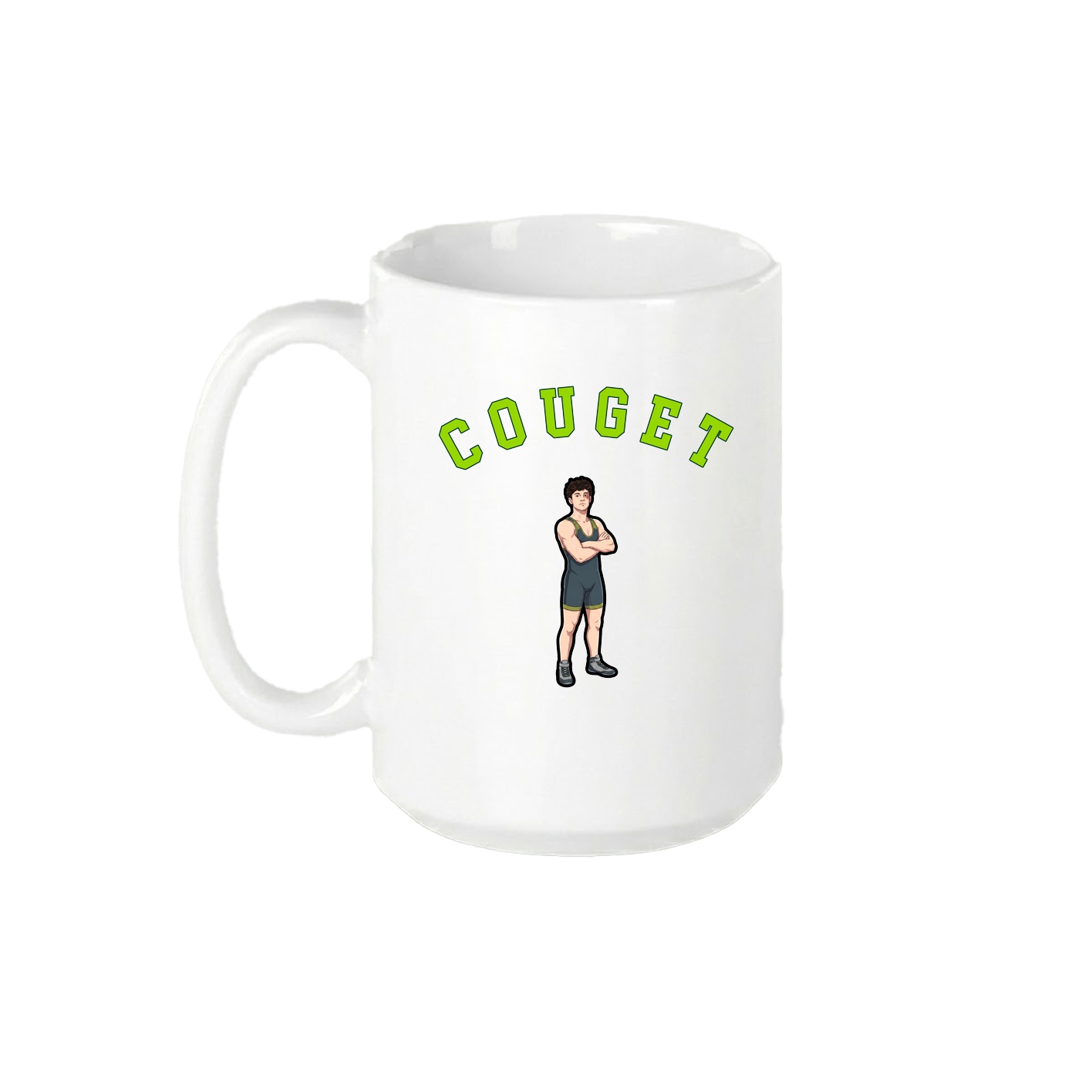 15oz Coffee Mug — Shirsey Arch in White