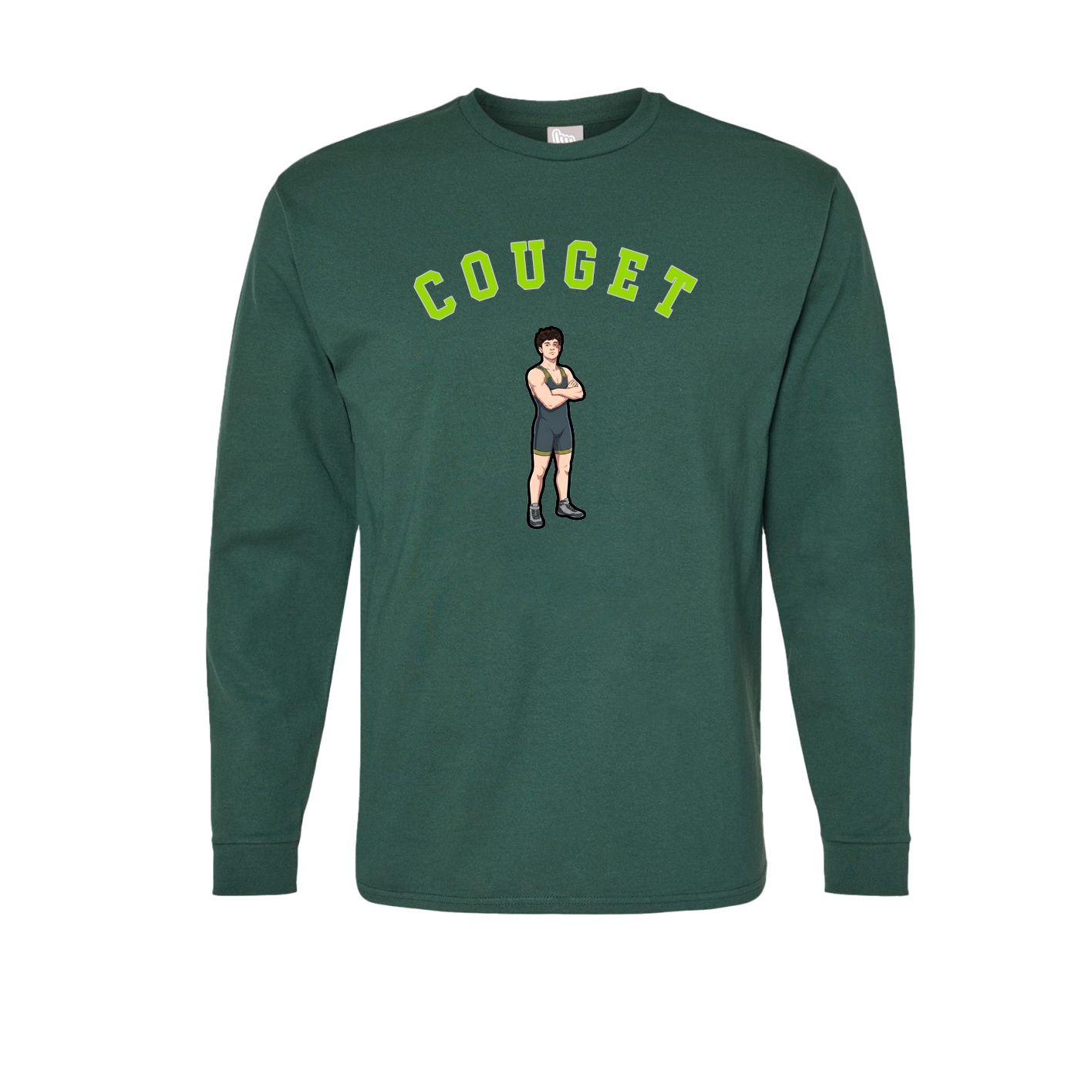 Long Sleeve Tee — Shirsey Arch in Green