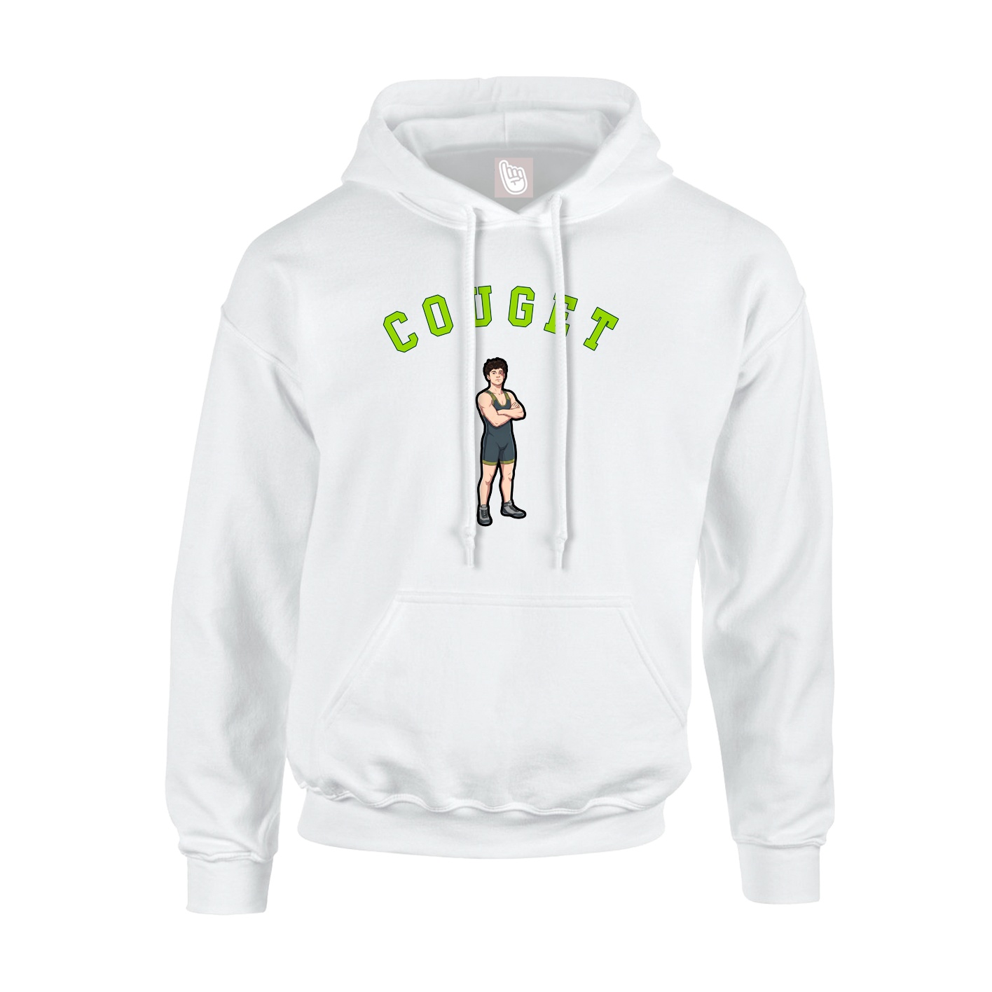 Youth Hoodie — Shirsey Arch in White