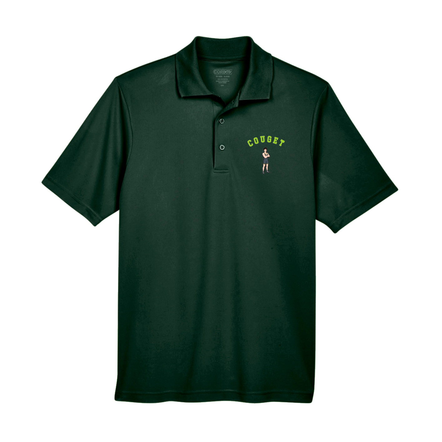 Performance Polo — Shirsey Arch in Green