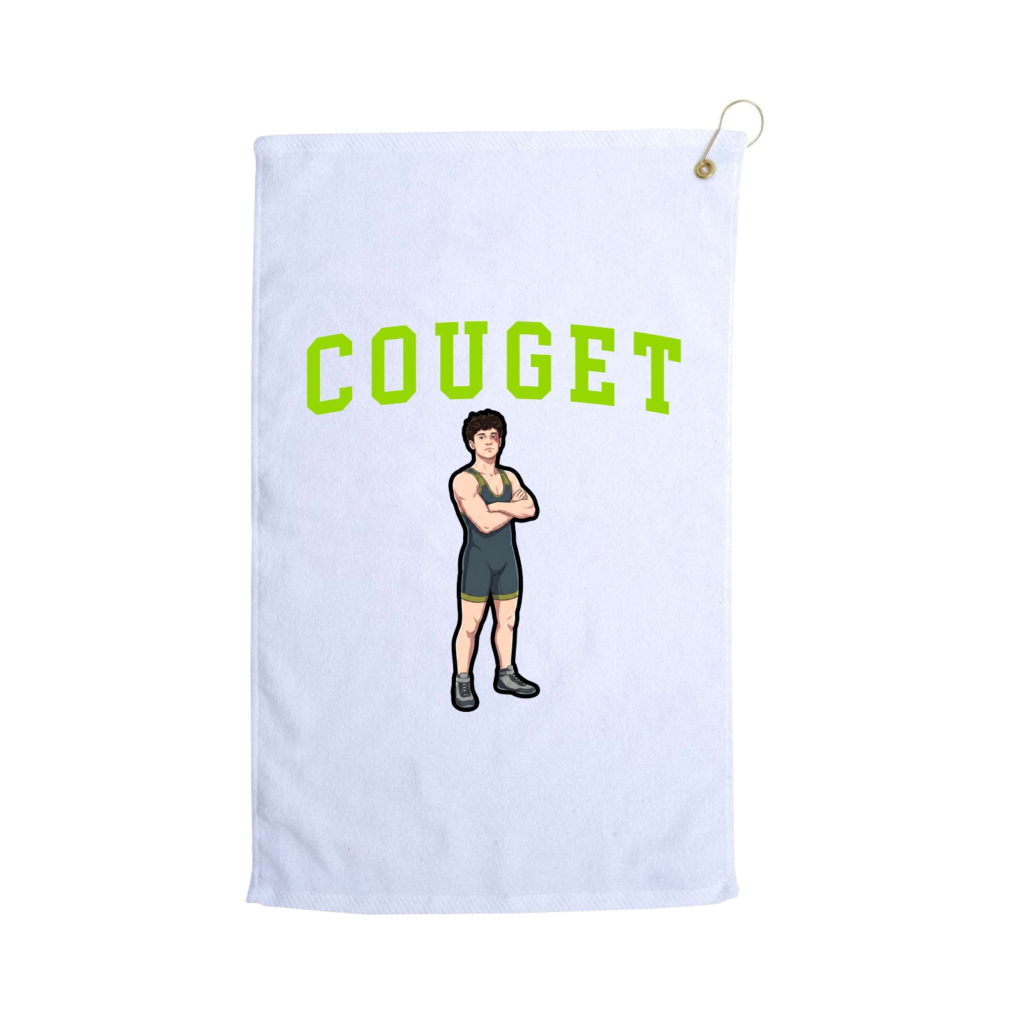 Golf Towel — Shirsey in White