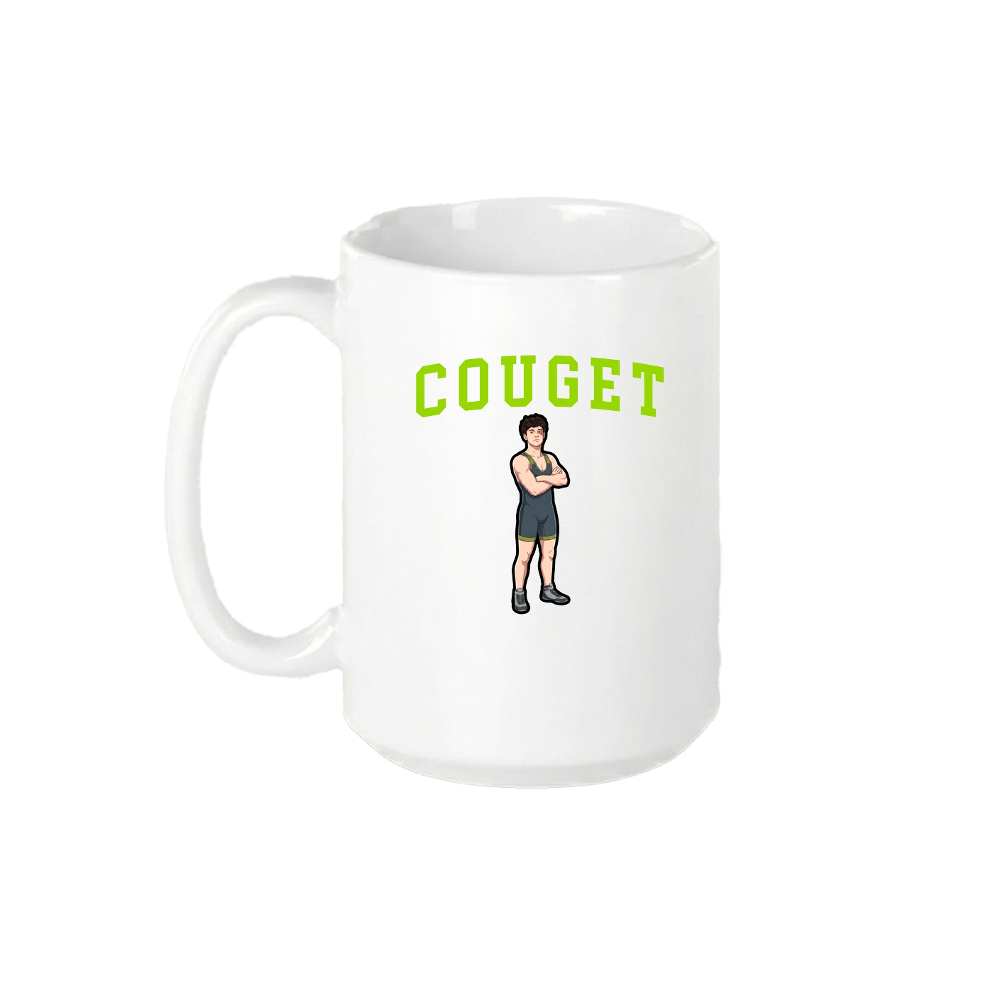 15oz Coffee Mug — Shirsey in White