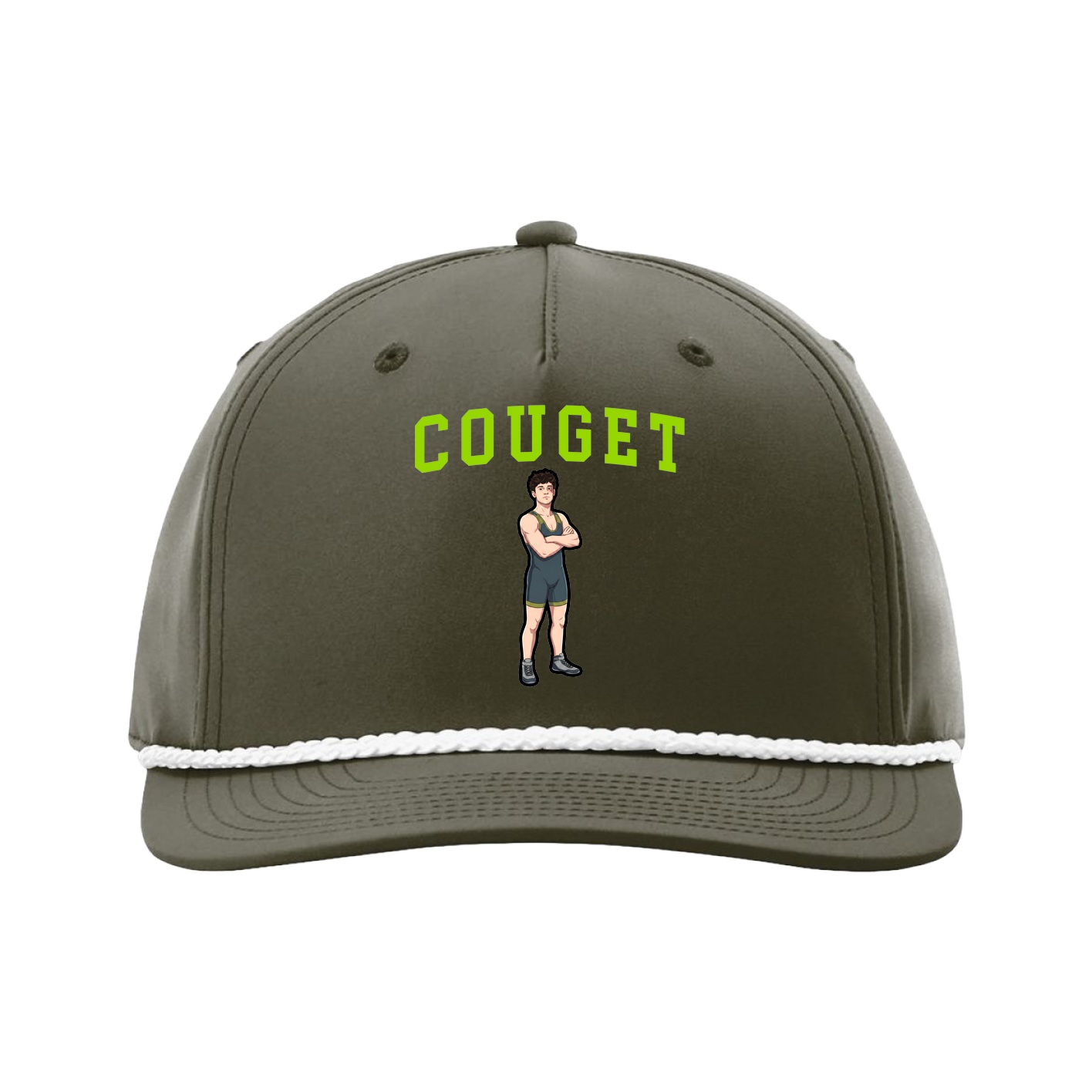 Five-Panel Classic Rope Cap — Shirsey in Green