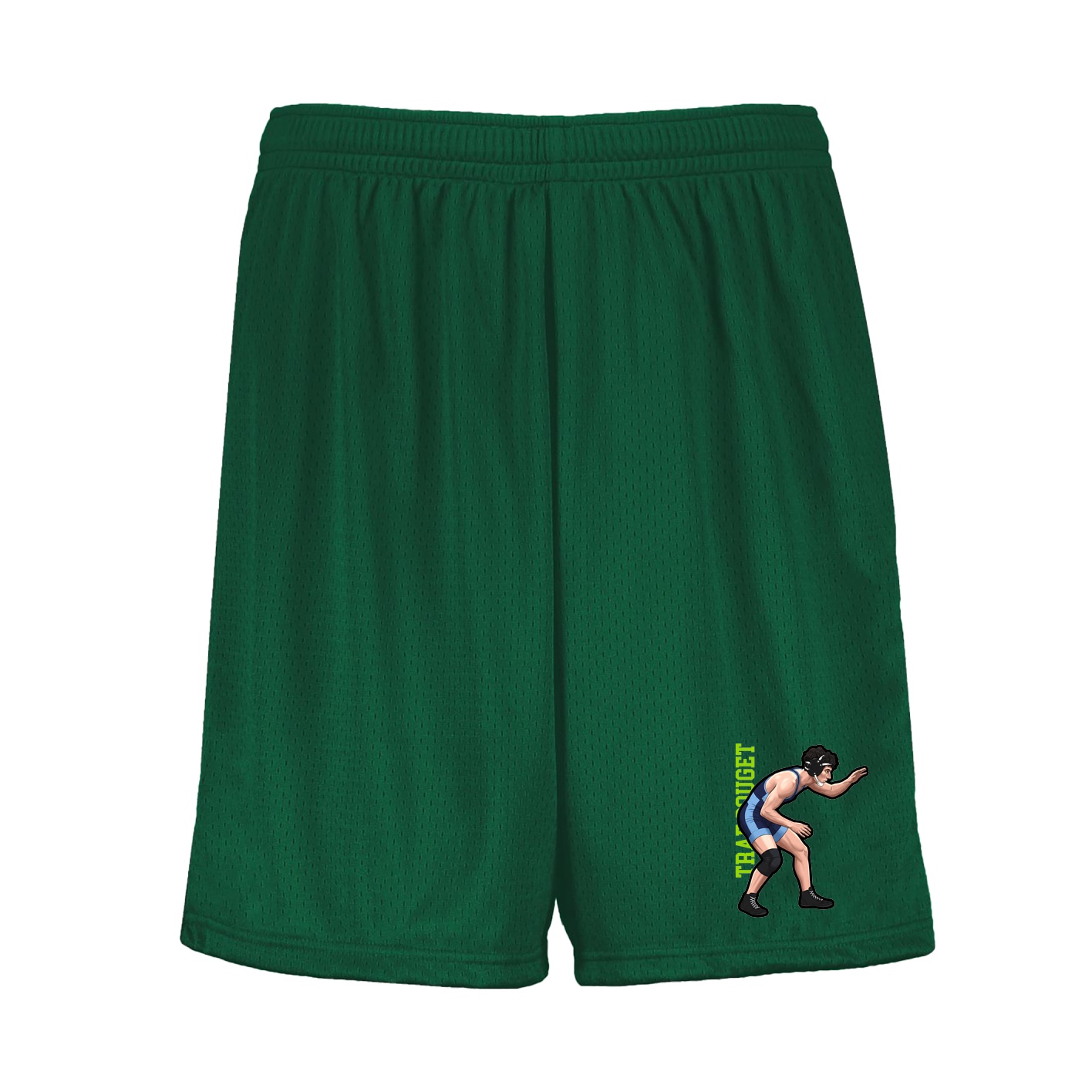 Shorts — Name Vertical in Green
