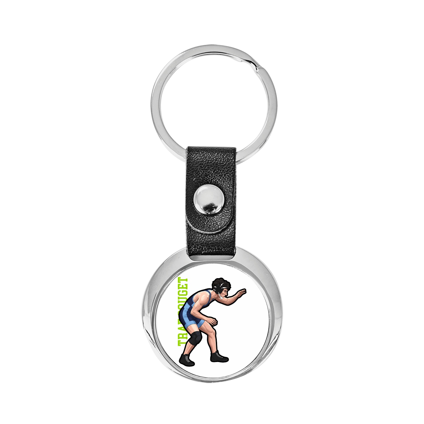 Key Chain — Name Vertical in Classic