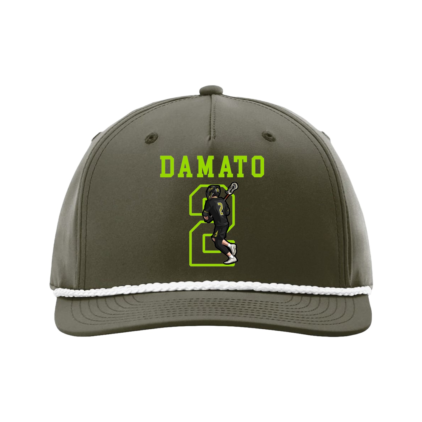 Five-Panel Classic Rope Cap — Shirsey in Green
