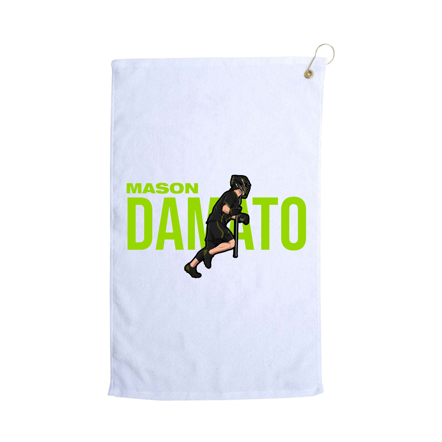 Golf Towel — Player Name in White