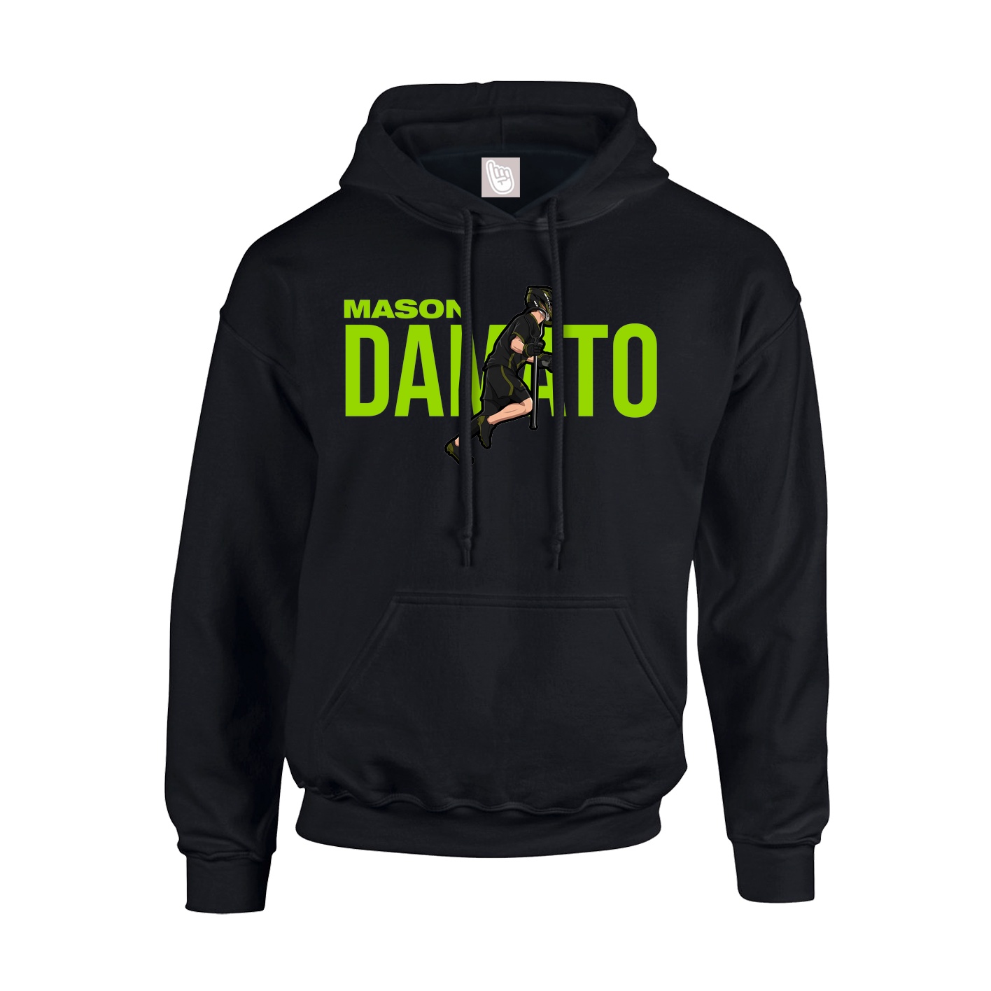 Youth Hoodie — Player Name in Black