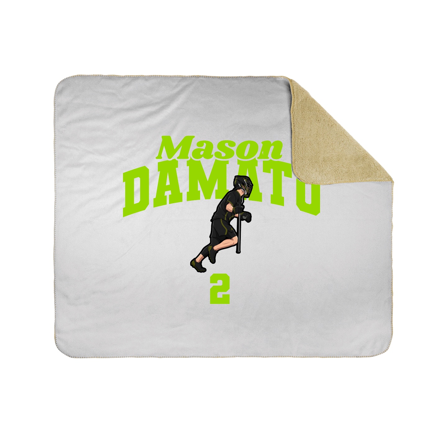 Throw Blanket — Signature Arch in White