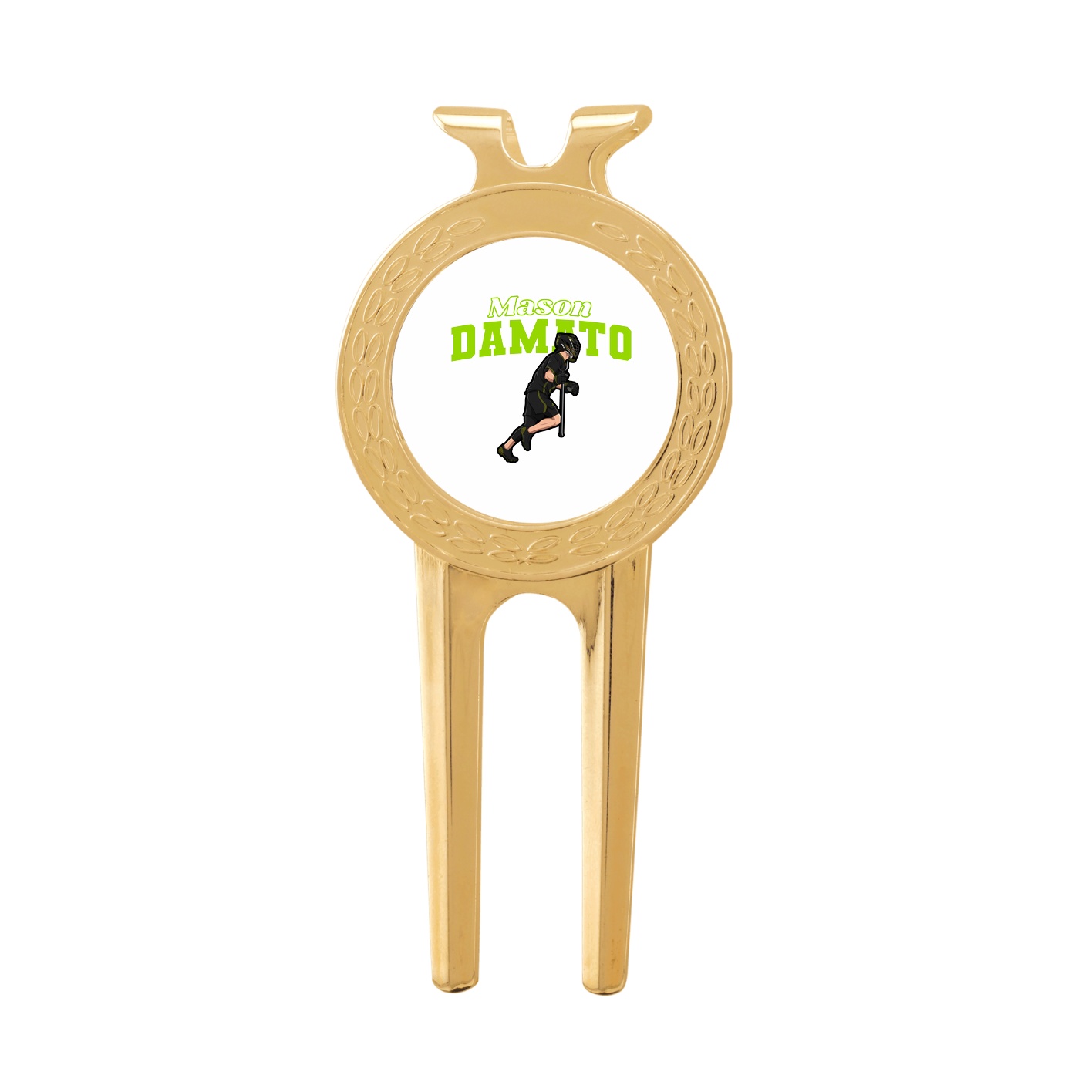 Divot Tool with Ball Marker — Name Arch in Classic