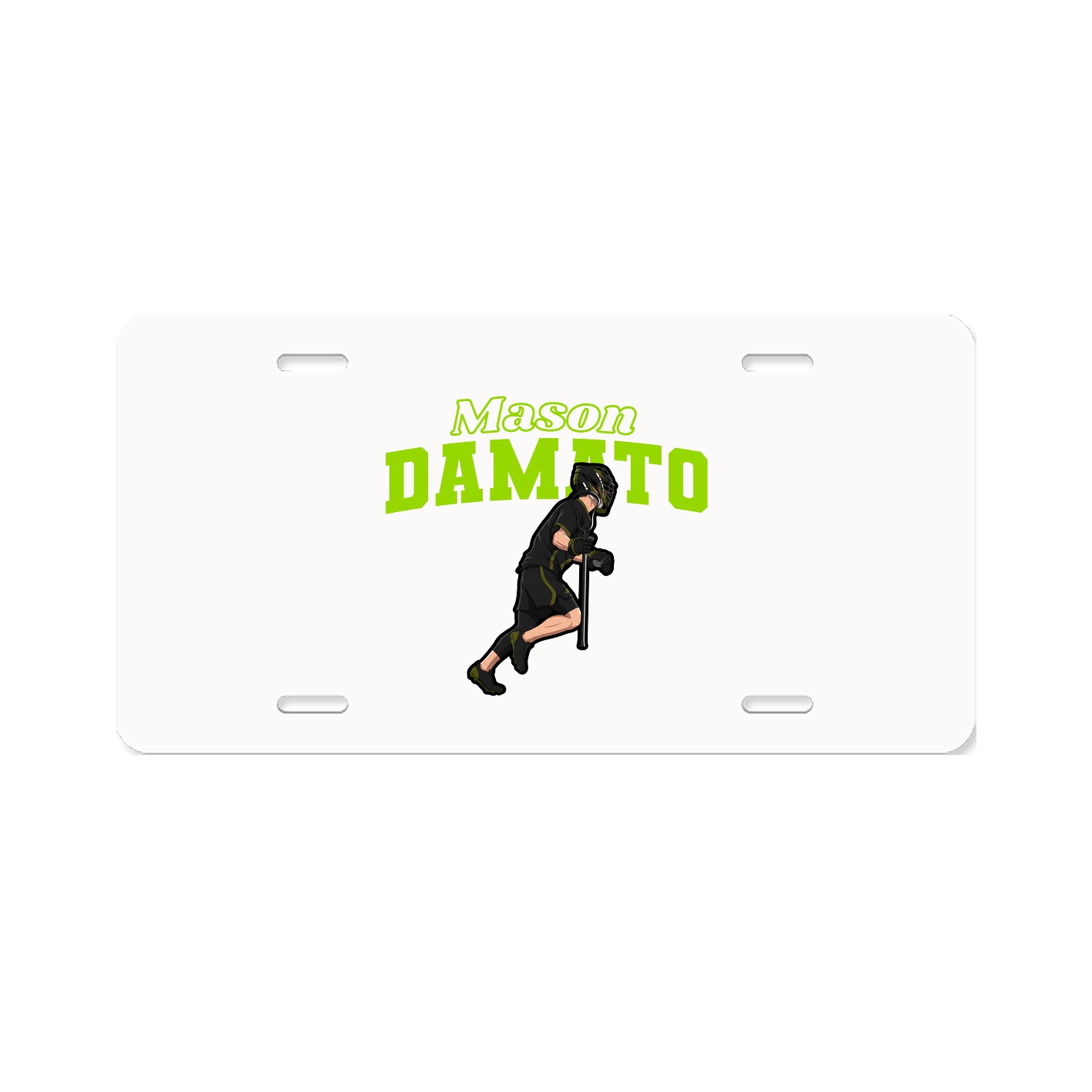 License Plate — Name Arch in Classic
