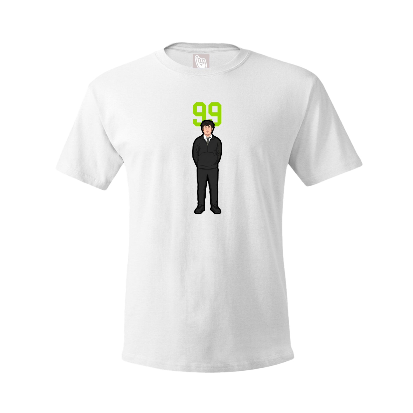 Tee — Number Top in White