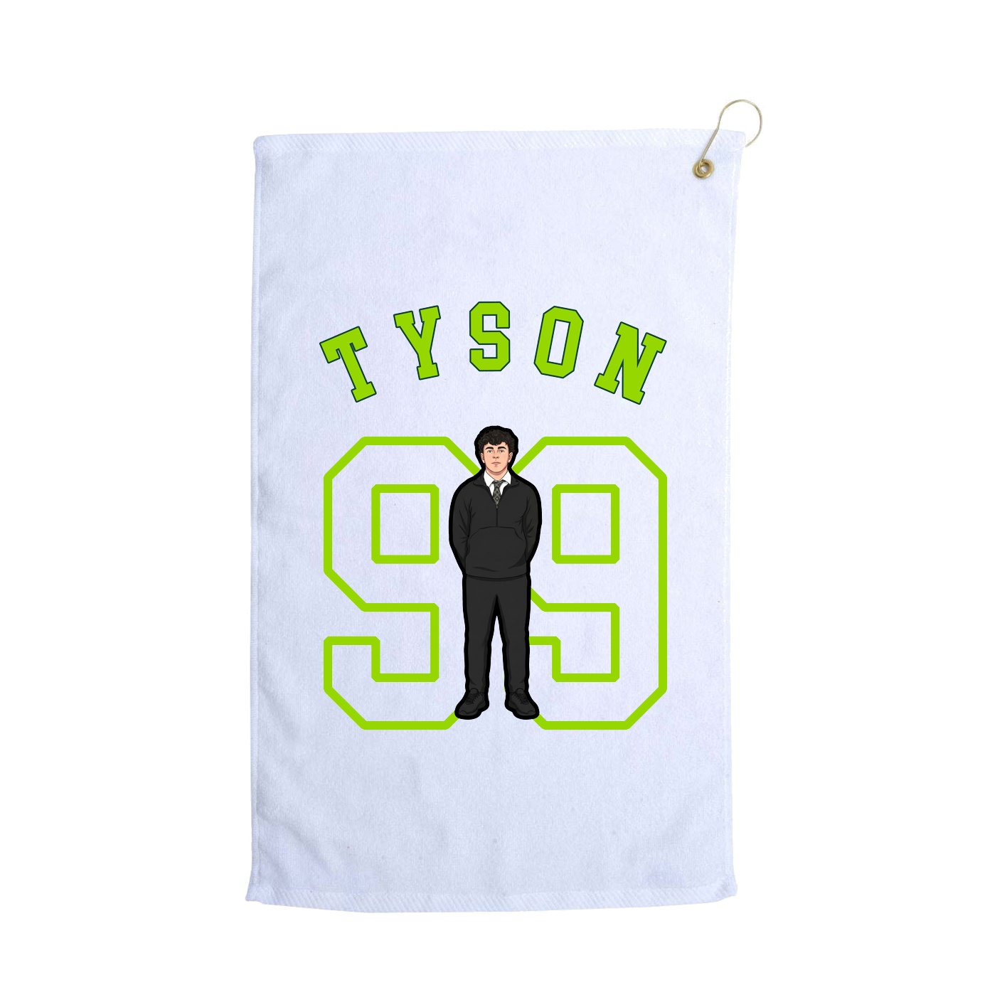 Golf Towel — Shirsey Arch in White