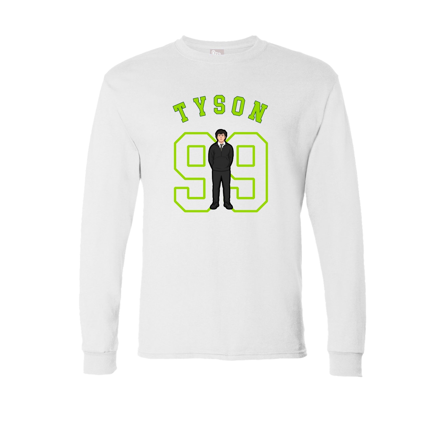 Long Sleeve Tee — Shirsey Arch in White