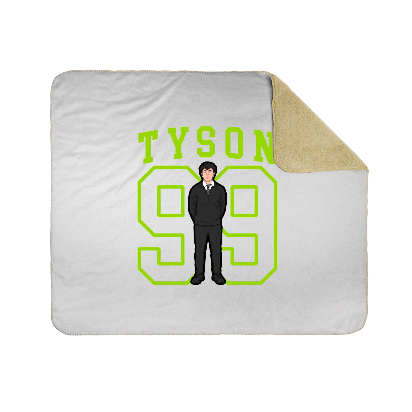 Throw Blanket — Shirsey in White