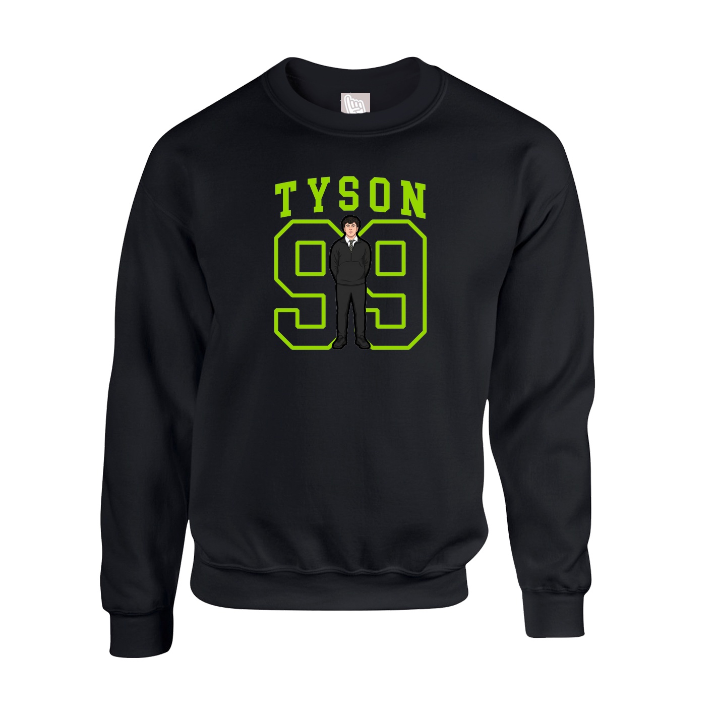 Fleece Crew — Shirsey in Black