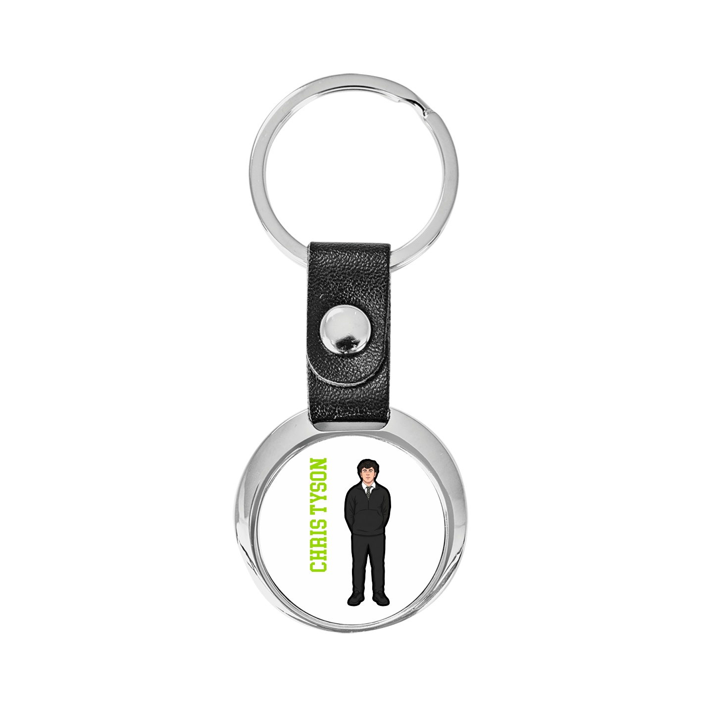Key Chain — Name Vertical in Classic