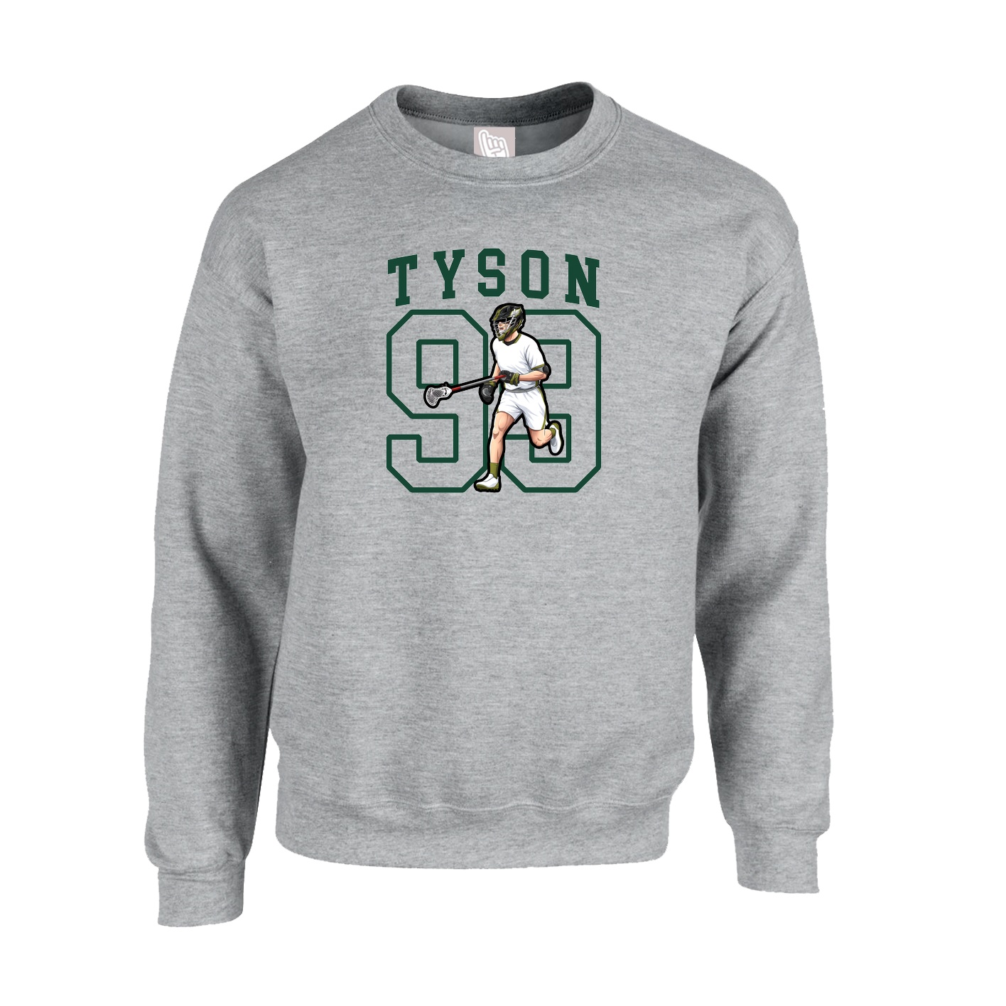 Fleece Crew — Shirsey in Grey