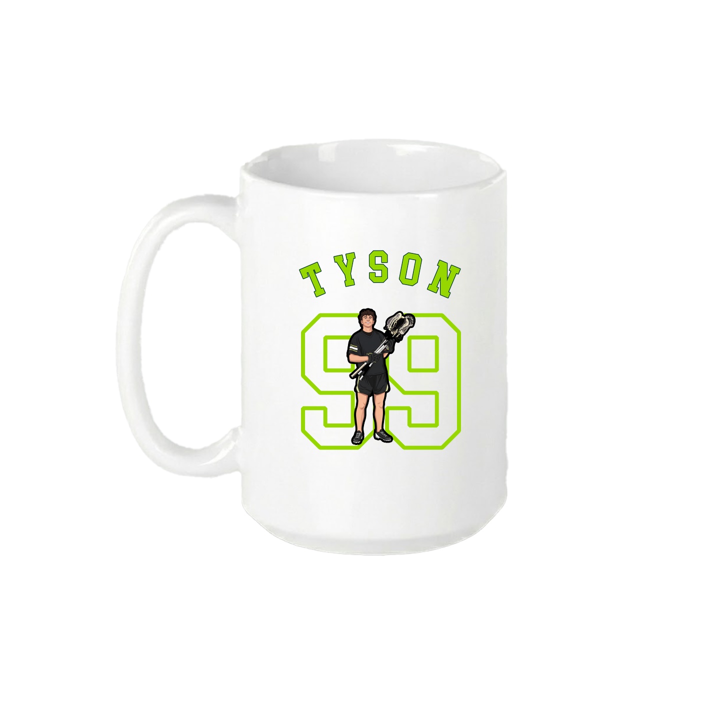 15oz Coffee Mug — Shirsey Arch in White