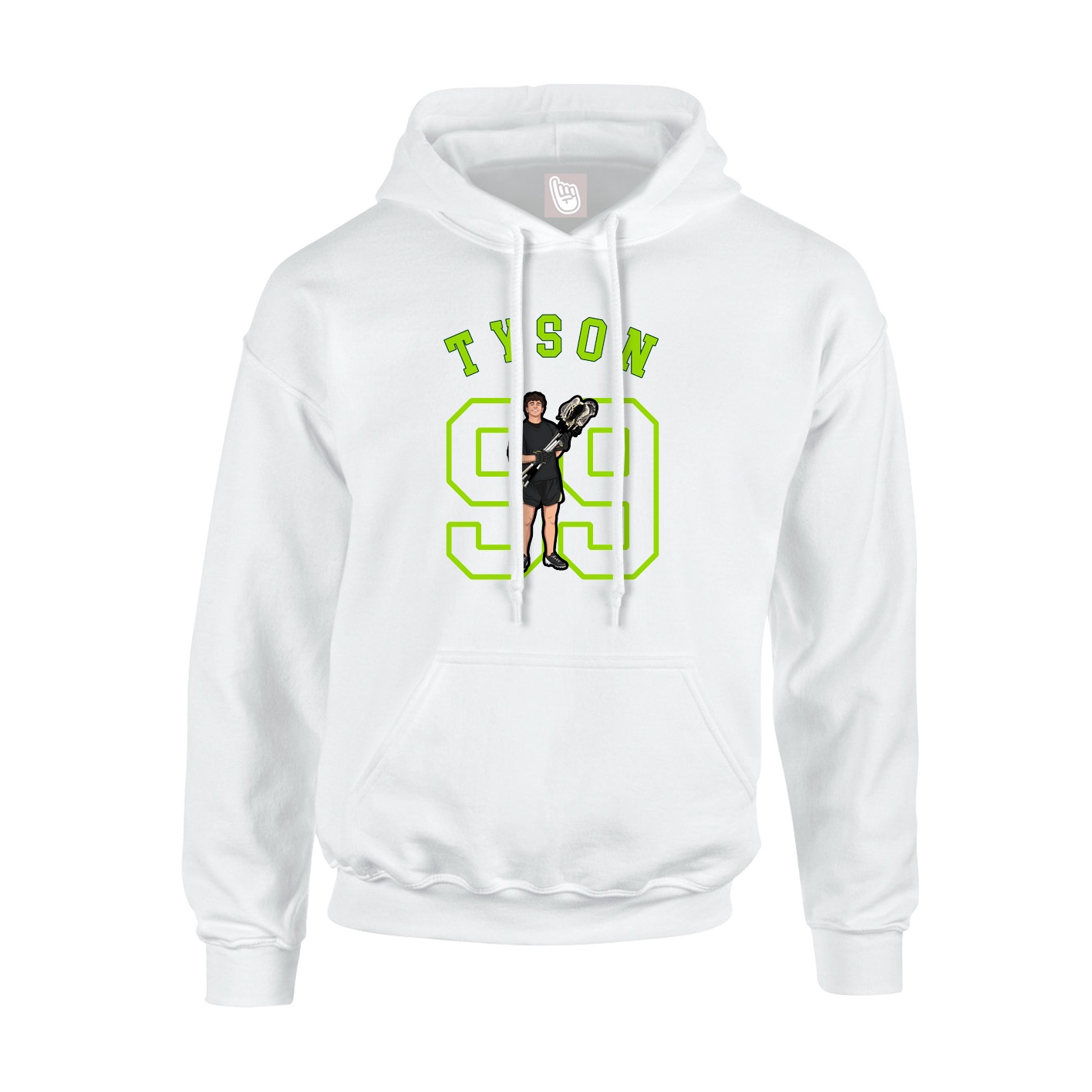 Hoodie — Shirsey Arch in White