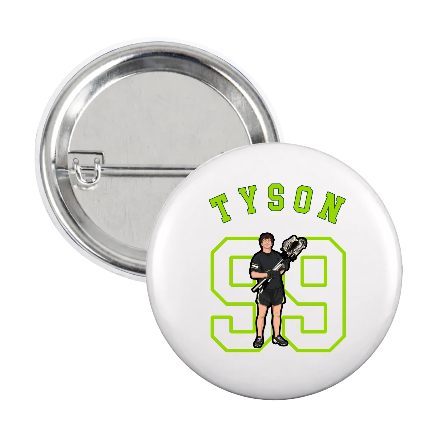Game Day Button — Shirsey Arch in White