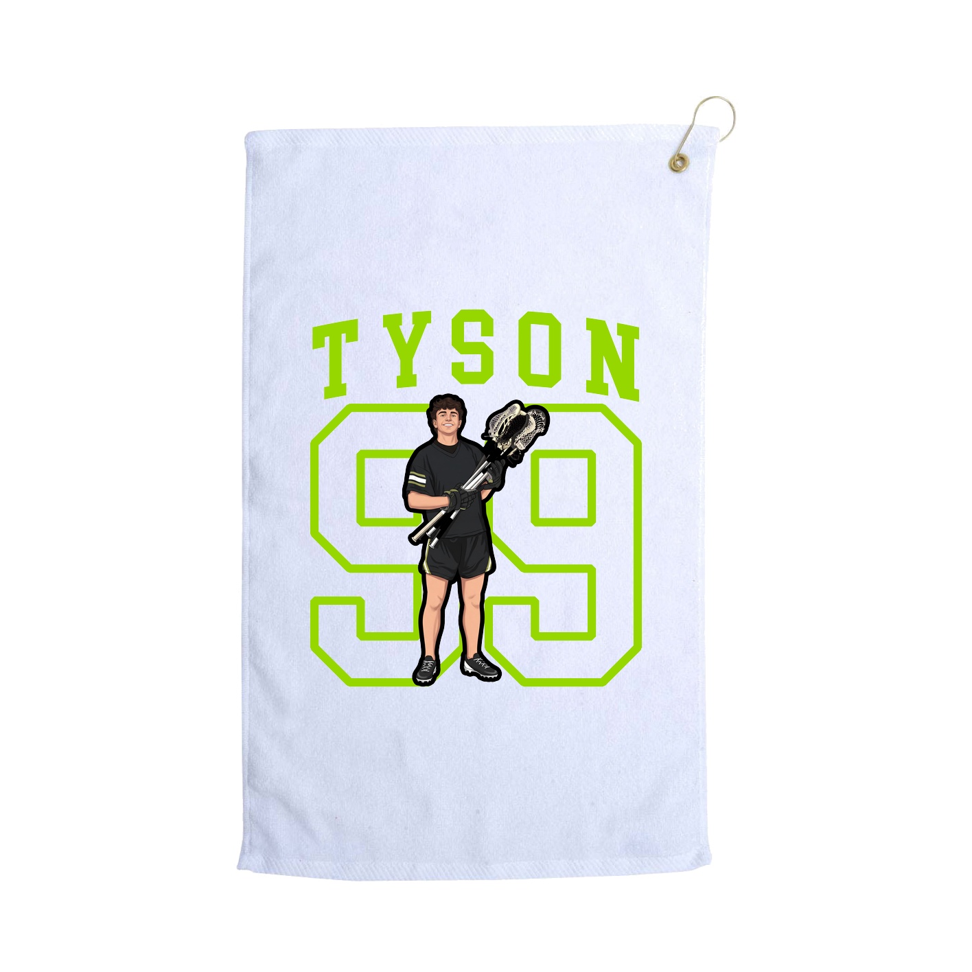 Golf Towel — Shirsey in White