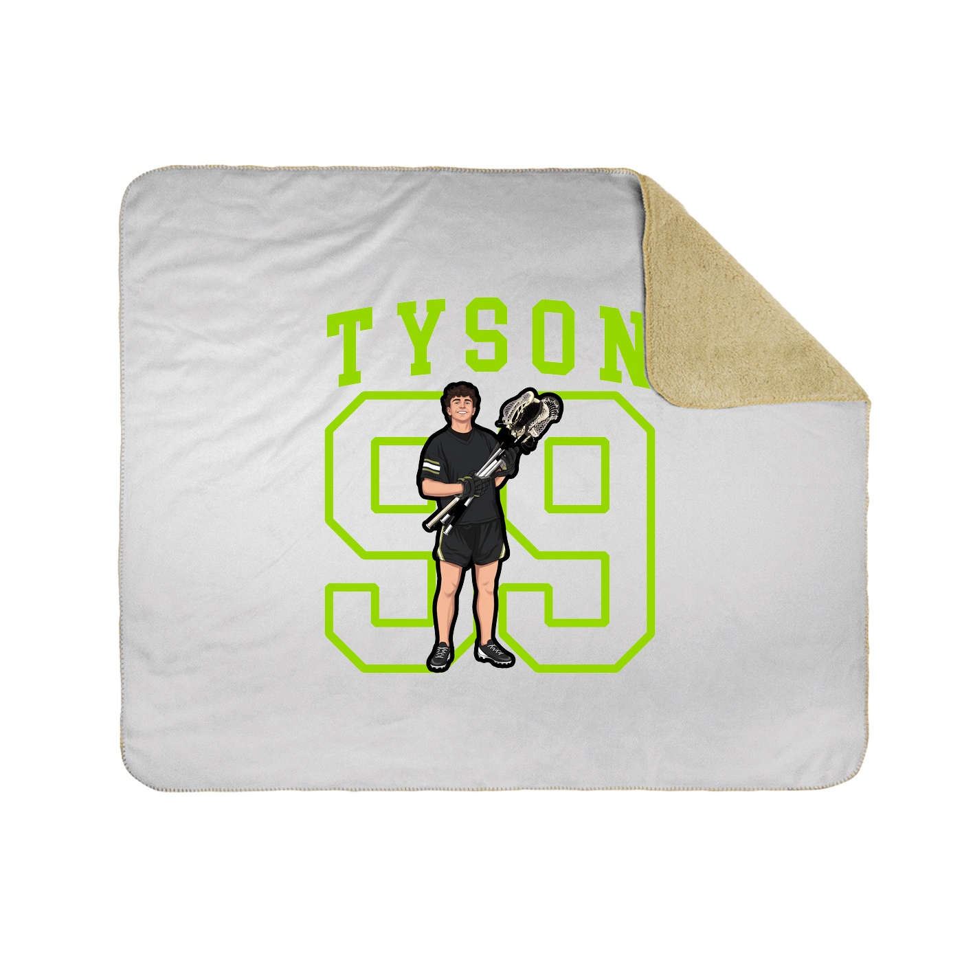 Throw Blanket — Shirsey in White