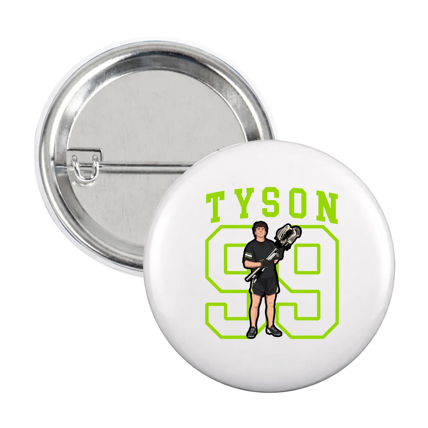 Game Day Button — Shirsey in White