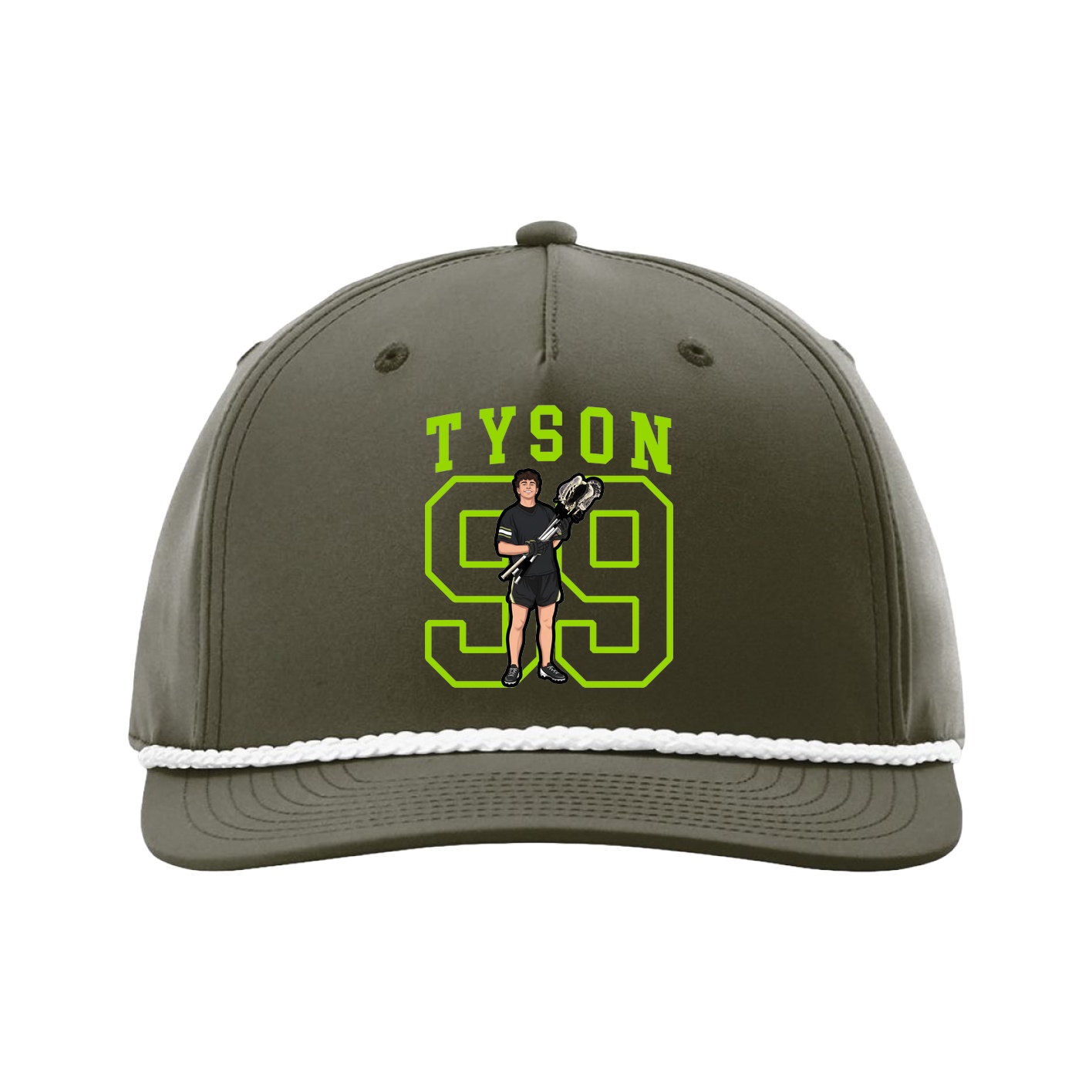 Five-Panel Classic Rope Cap — Shirsey in Green