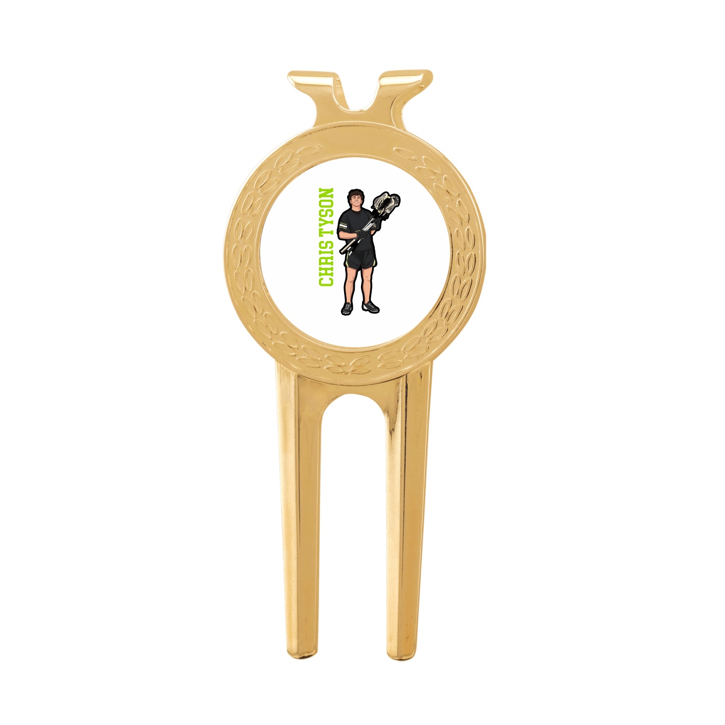 Divot Tool with Ball Marker — Name Vertical in Classic