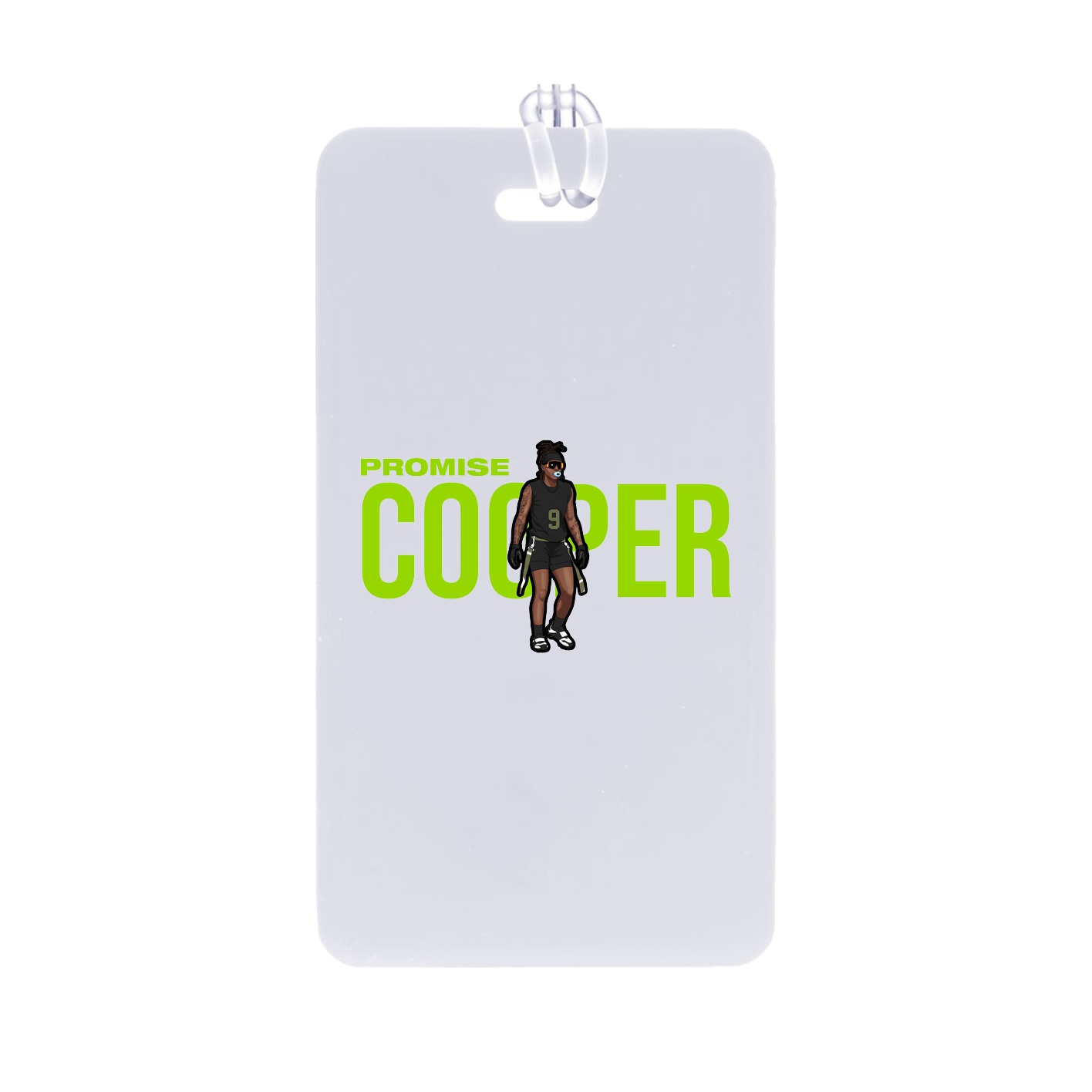 Bag Tag — Player Name in Classic