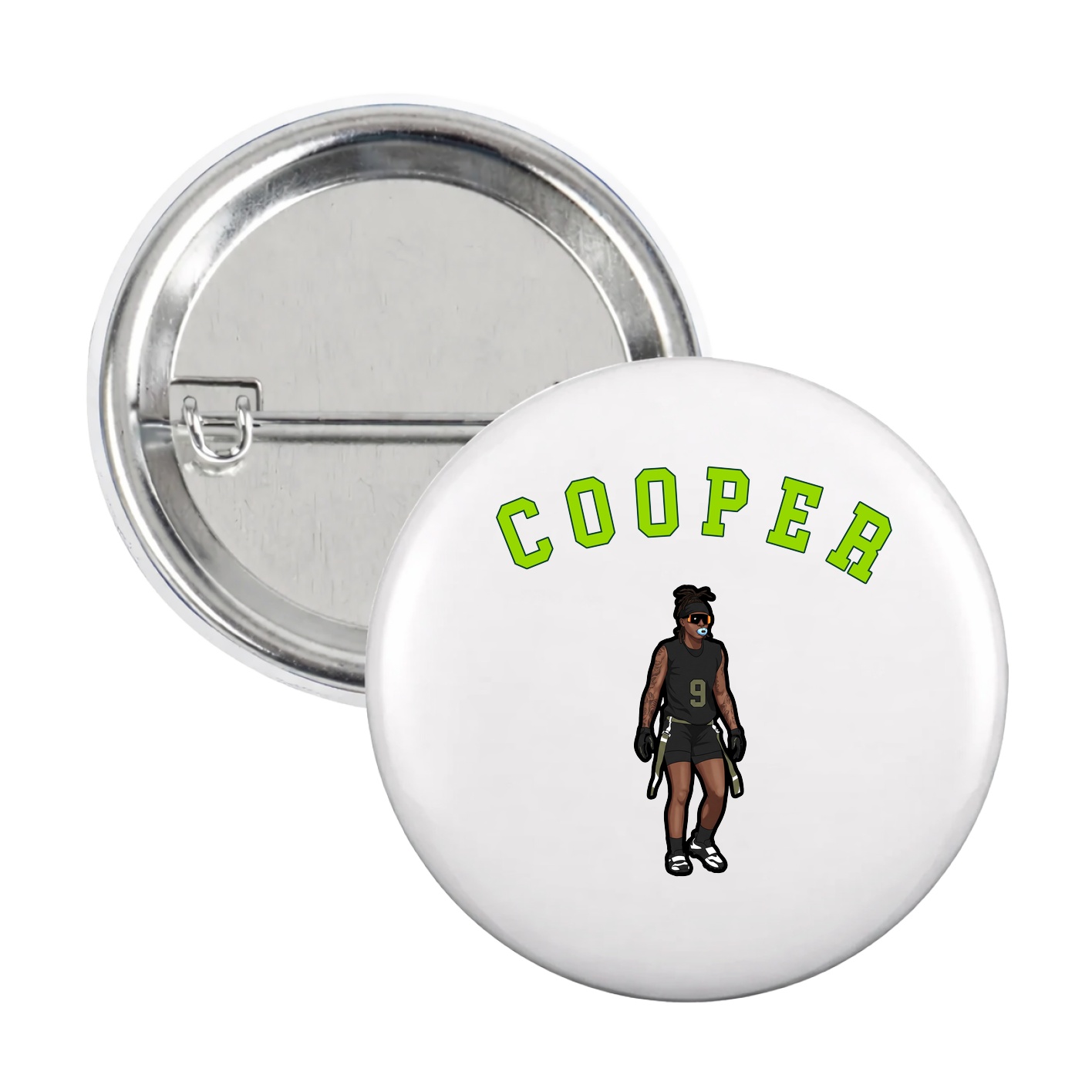 Game Day Button — Shirsey Arch in White