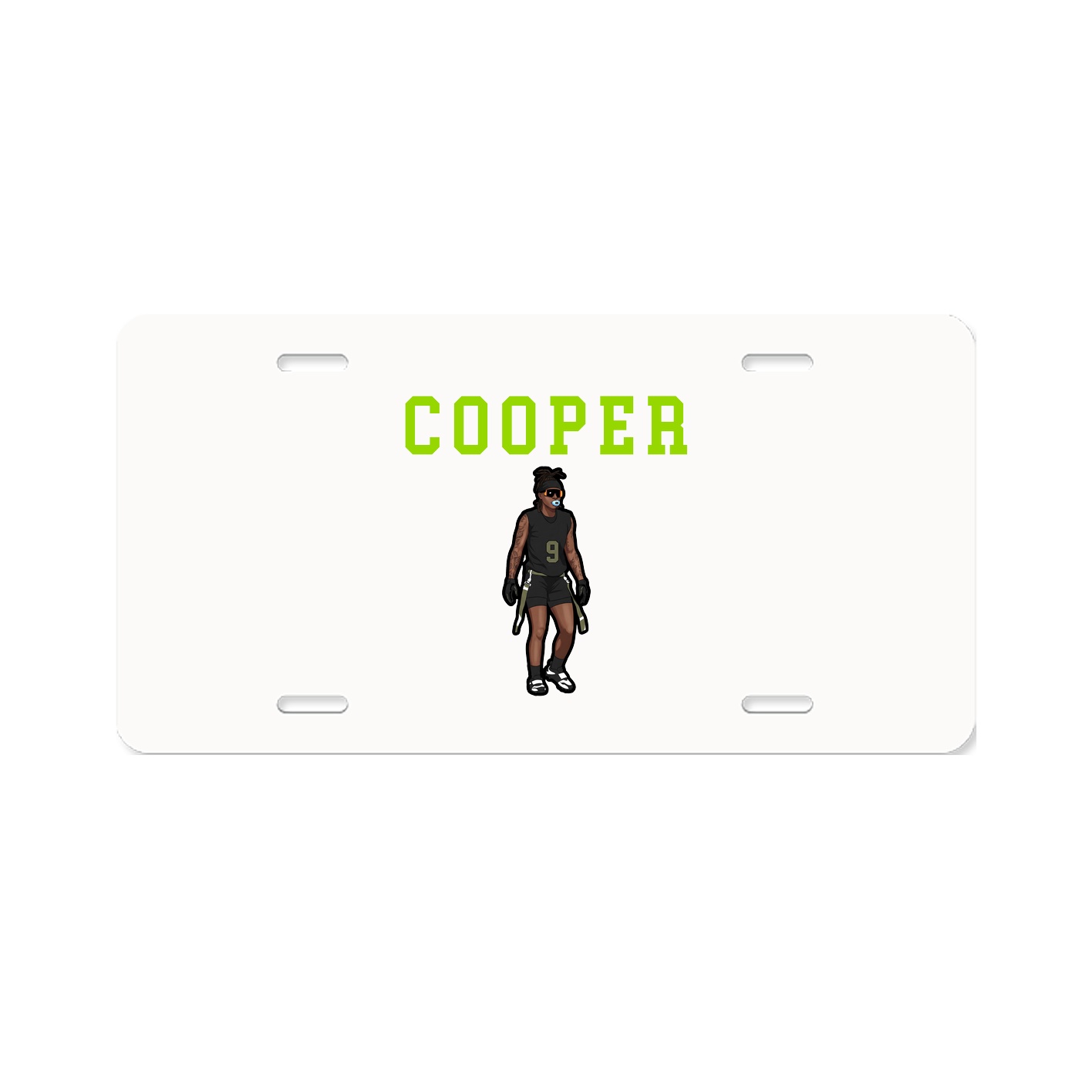 License Plate — Shirsey in Classic