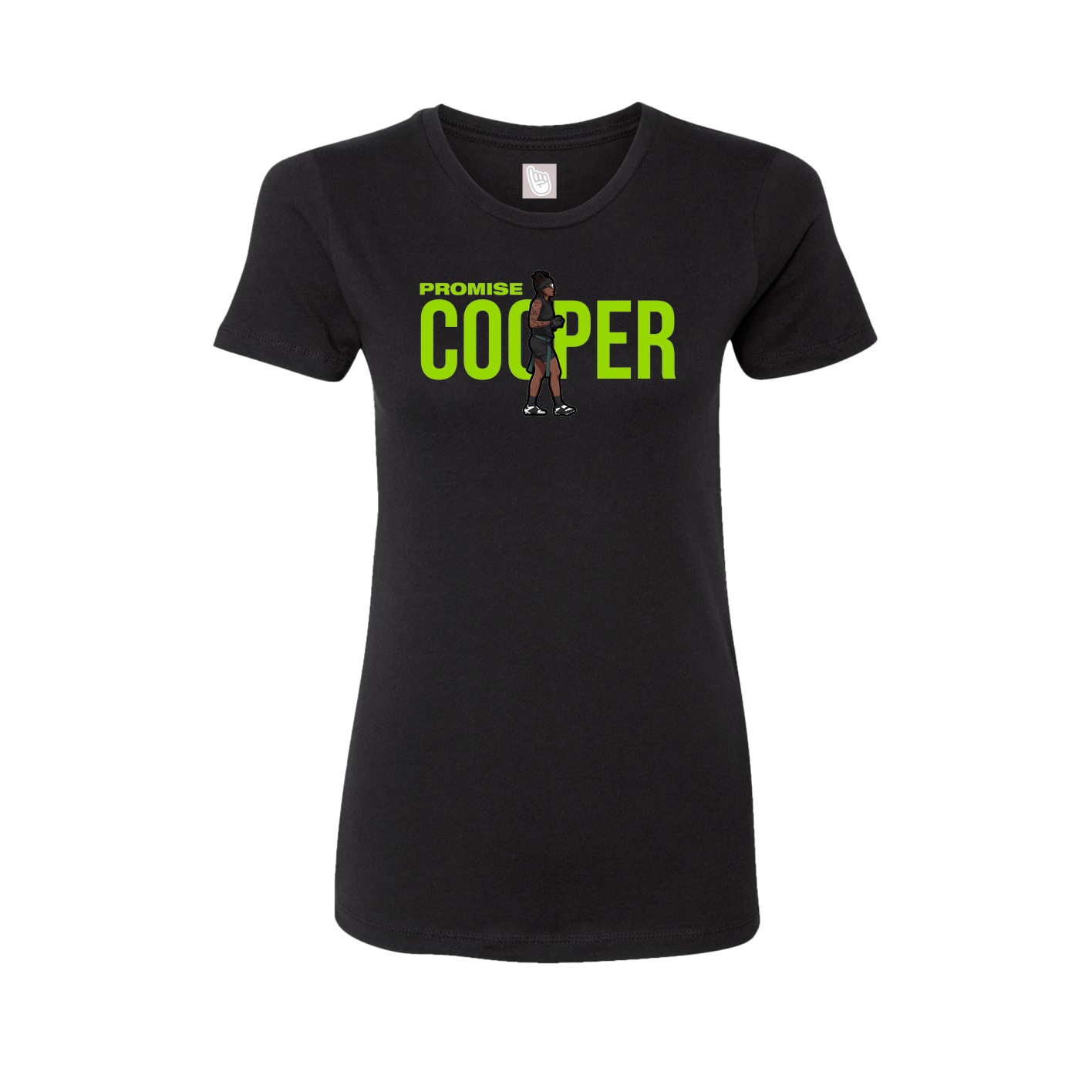 Womens Tee — Player Name in Black