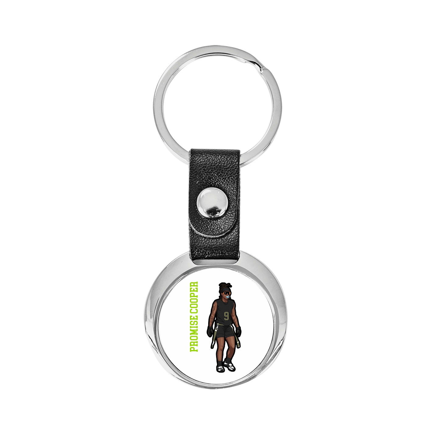 Key Chain — Name Vertical in Classic