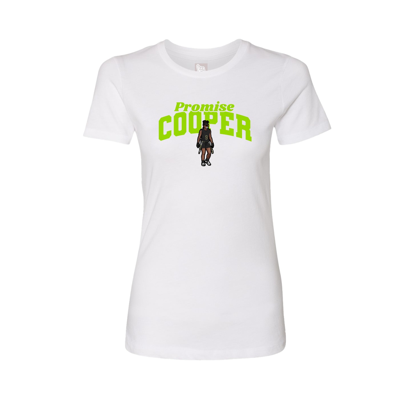 Womens Tee — Signature Arch in White