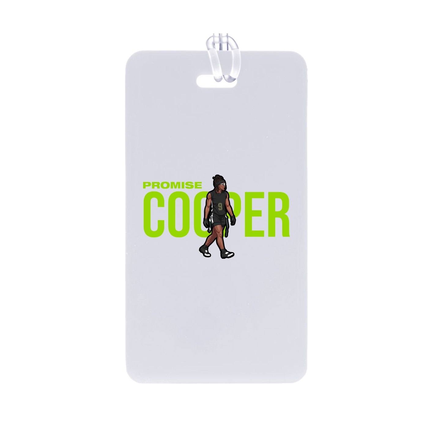 Bag Tag — Player Name in Classic