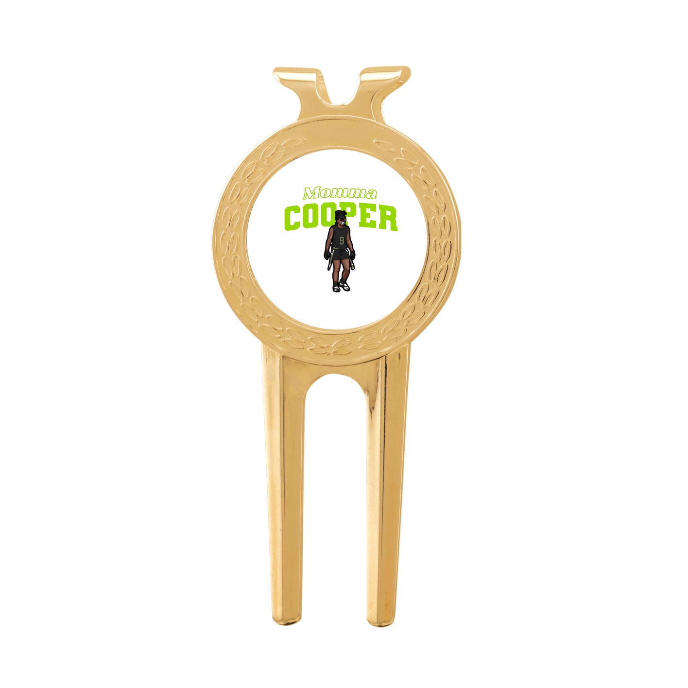 Divot Tool with Ball Marker — Mothers Day Block in Classic