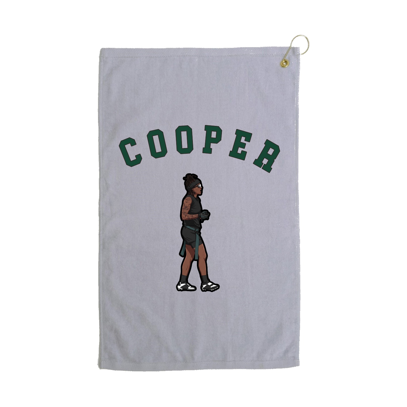 Golf Towel — Shirsey Arch in Grey