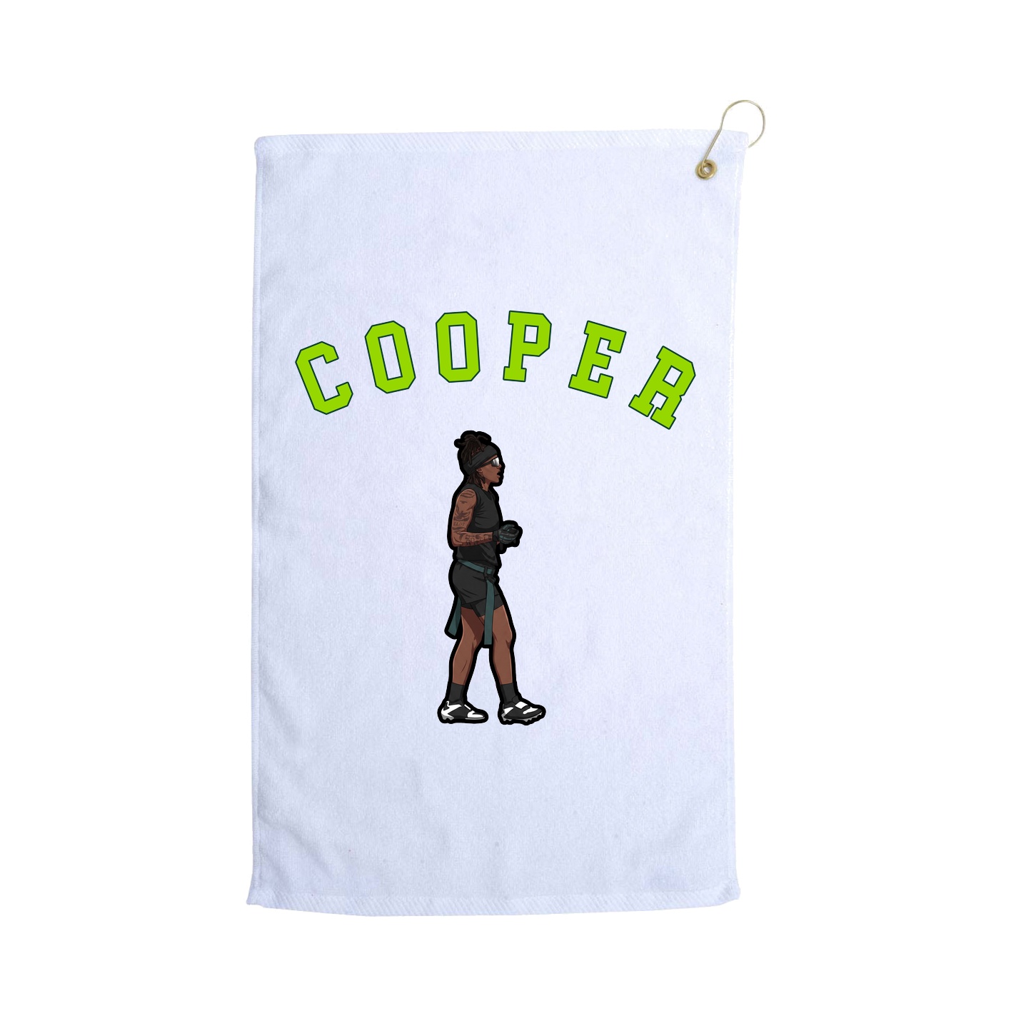 Golf Towel — Shirsey Arch in White