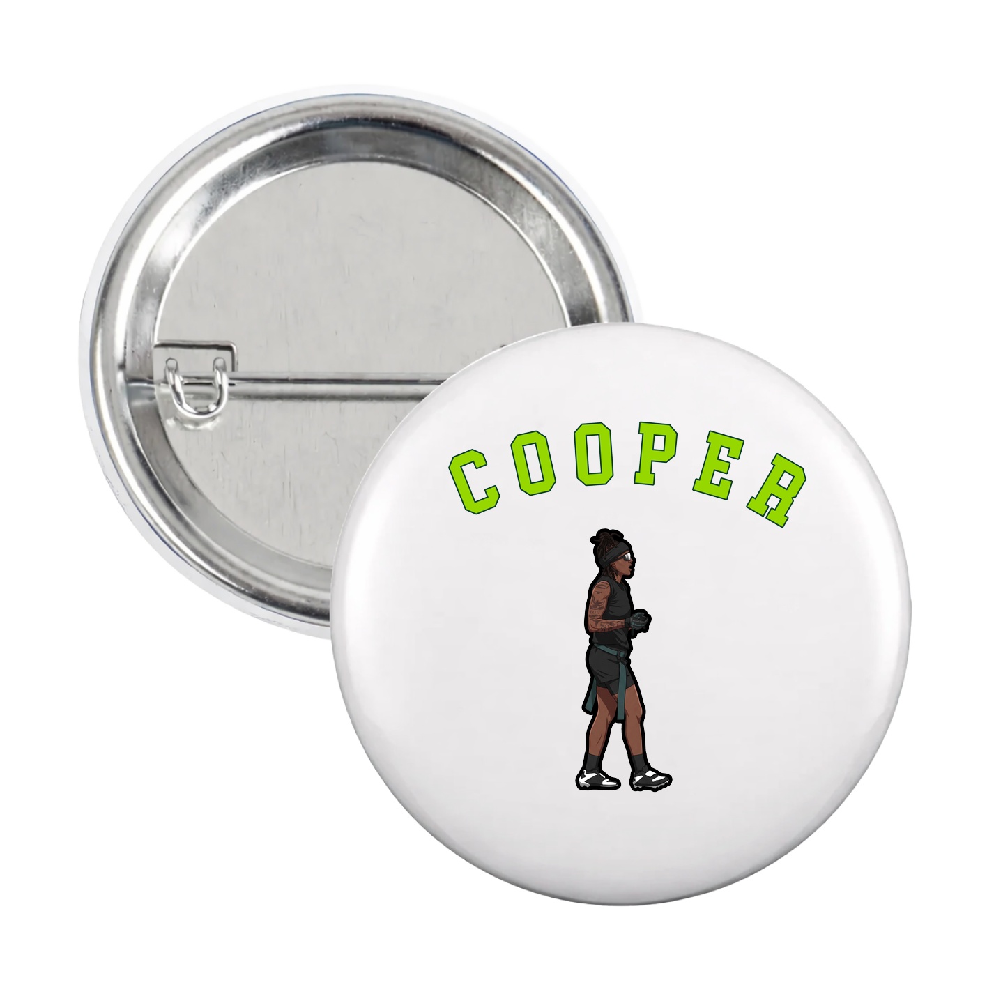 Game Day Button — Shirsey Arch in White