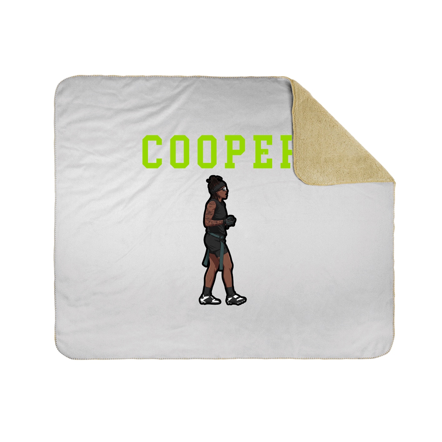 Throw Blanket — Shirsey in White