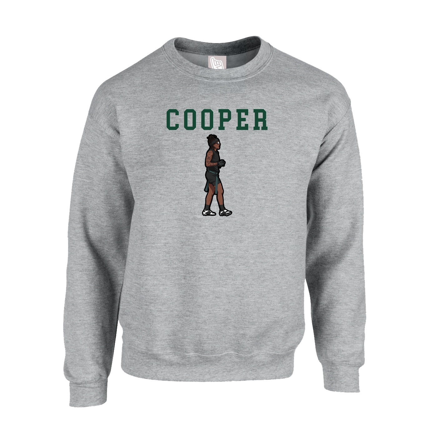 Fleece Crew — Shirsey in Grey