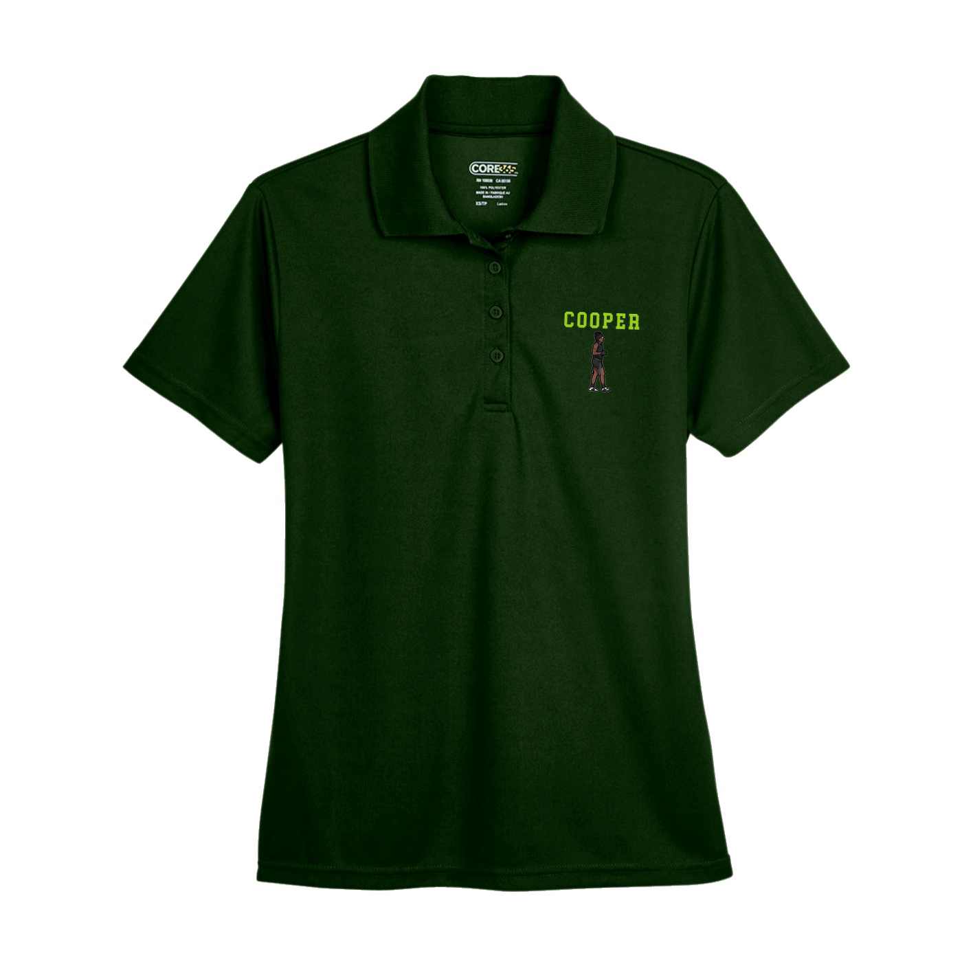Womens Performance Polo — Shirsey in Green