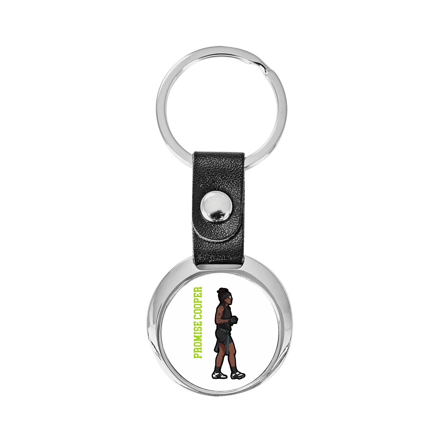Key Chain — Name Vertical in Classic
