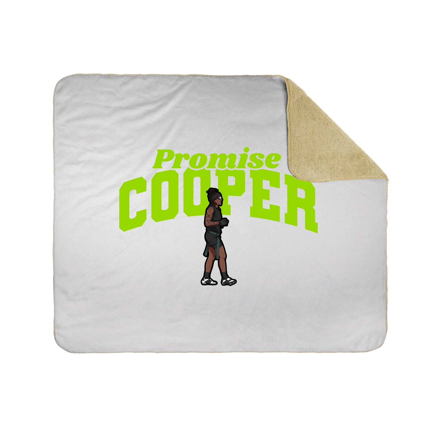 Throw Blanket — Signature Arch in White